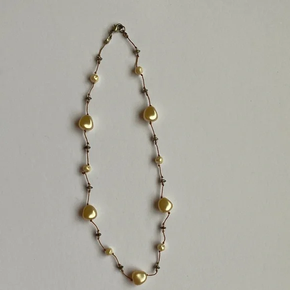 Hand-Knotted Pearl-Style Necklace - Picture 1 of 5